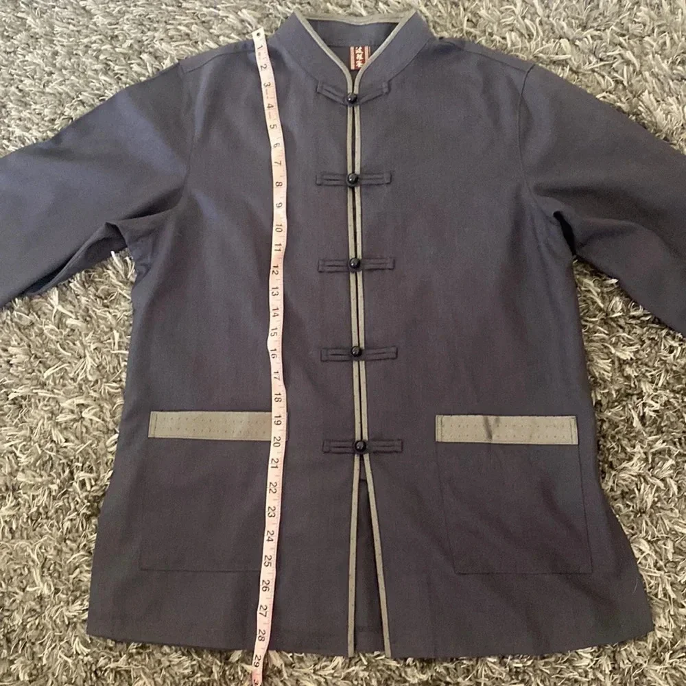Shanghai Story Long Sleeve Linen Traditional Jacket Shirt - Picture 8 of 12